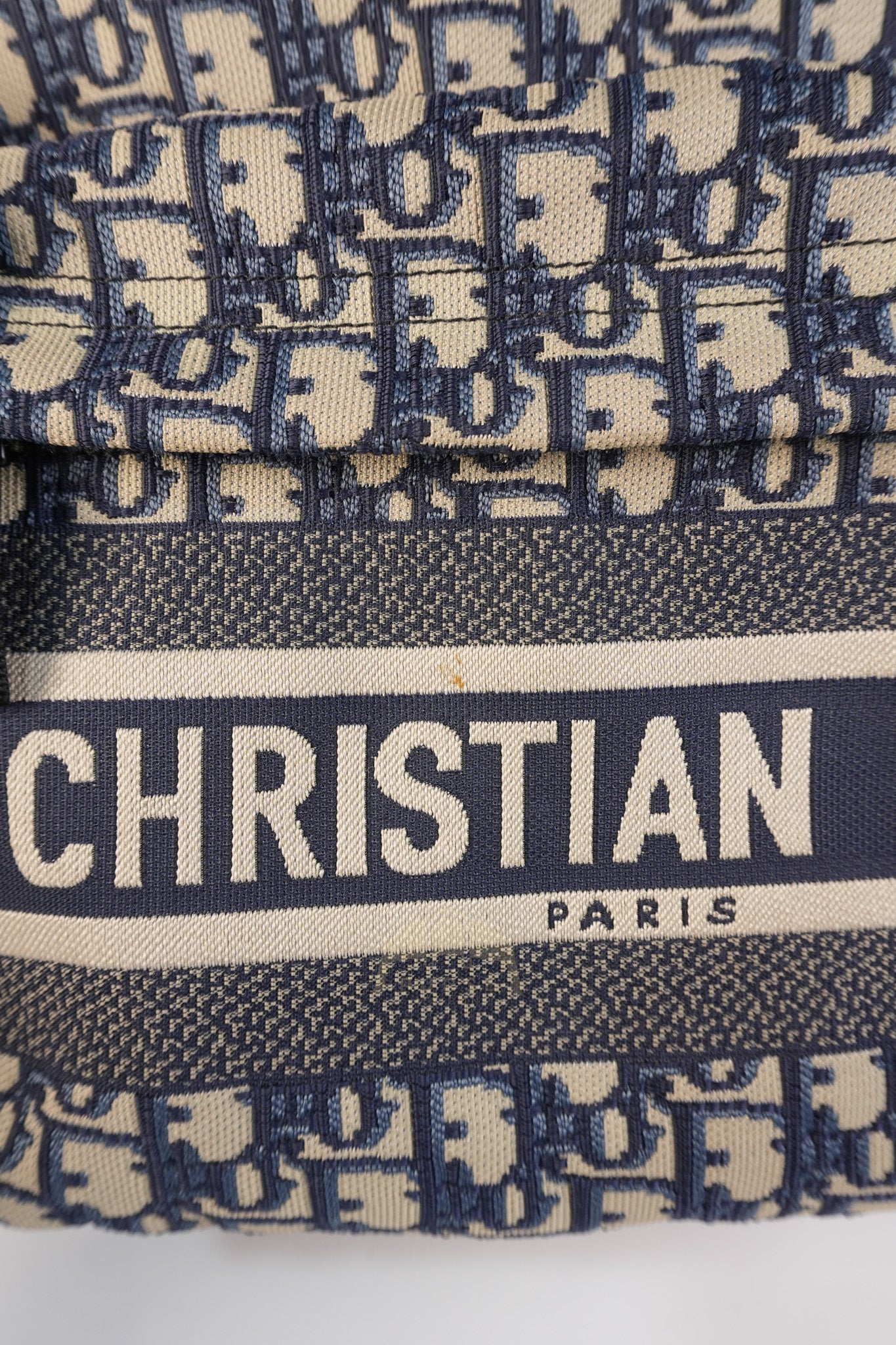 Christian Dior Travel Bagpack in Blue Oblique Jacquard Canvas - Image 23