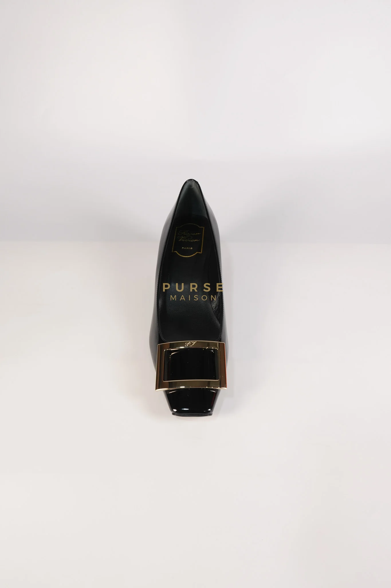 Roger Vivier Trompette Ballerinas in Black Shoes Patent Leather Size 39.5 EU (25.5cm) - Image 10