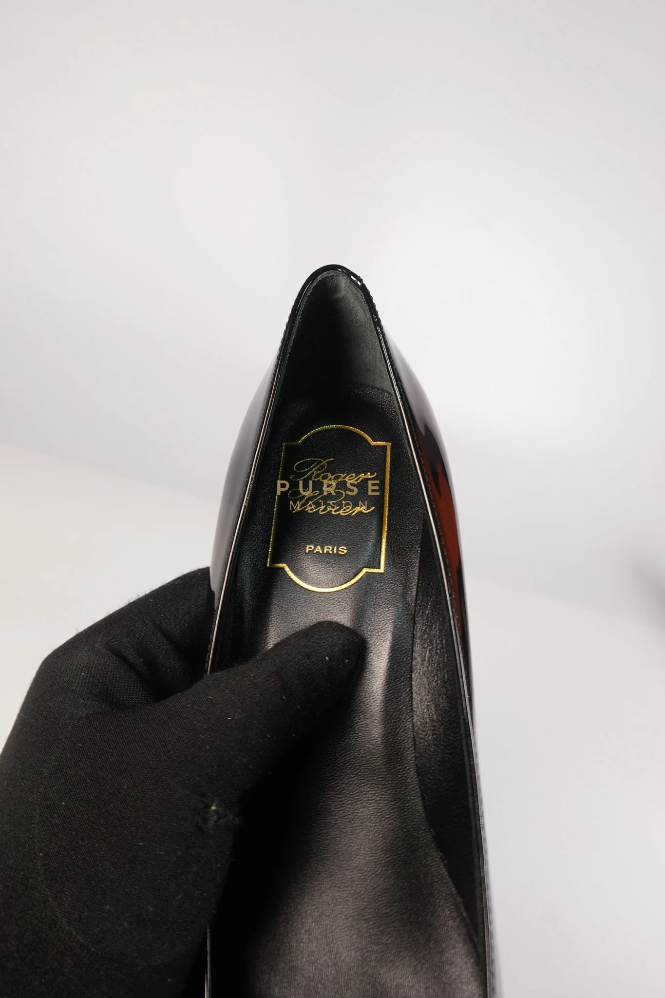 Roger Vivier Trompette Ballerinas in Black Shoes Patent Leather Size 39.5 EU (25.5cm) - Image 16