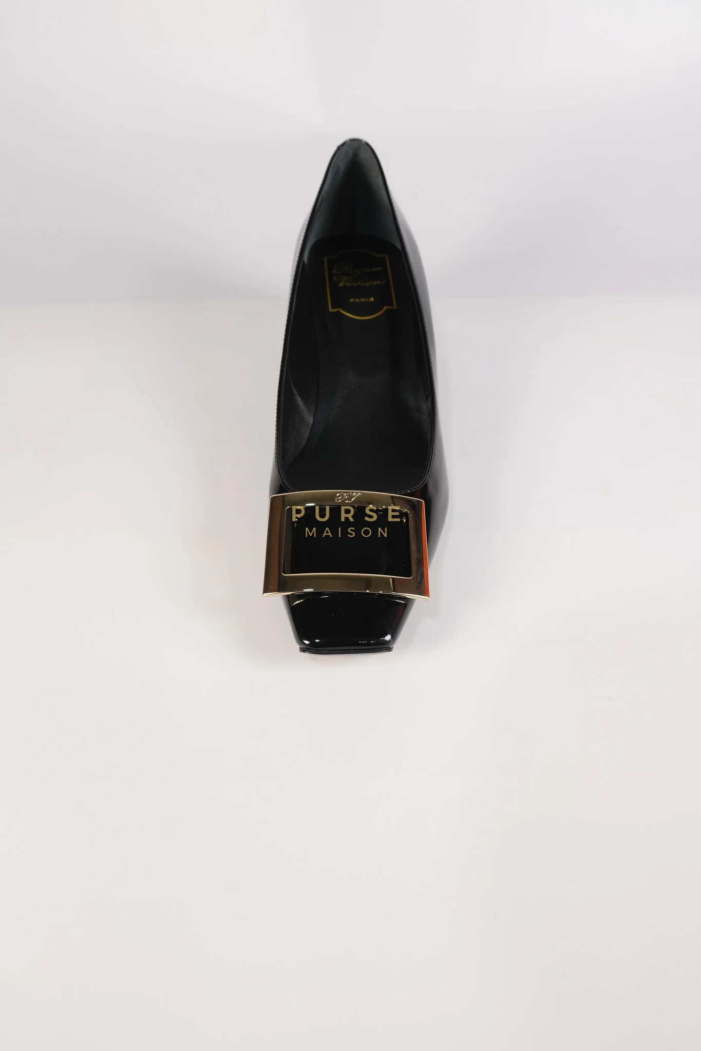Roger Vivier Trompette Ballerinas in Black Shoes Patent Leather Size 39.5 EU (25.5cm) - Image 22