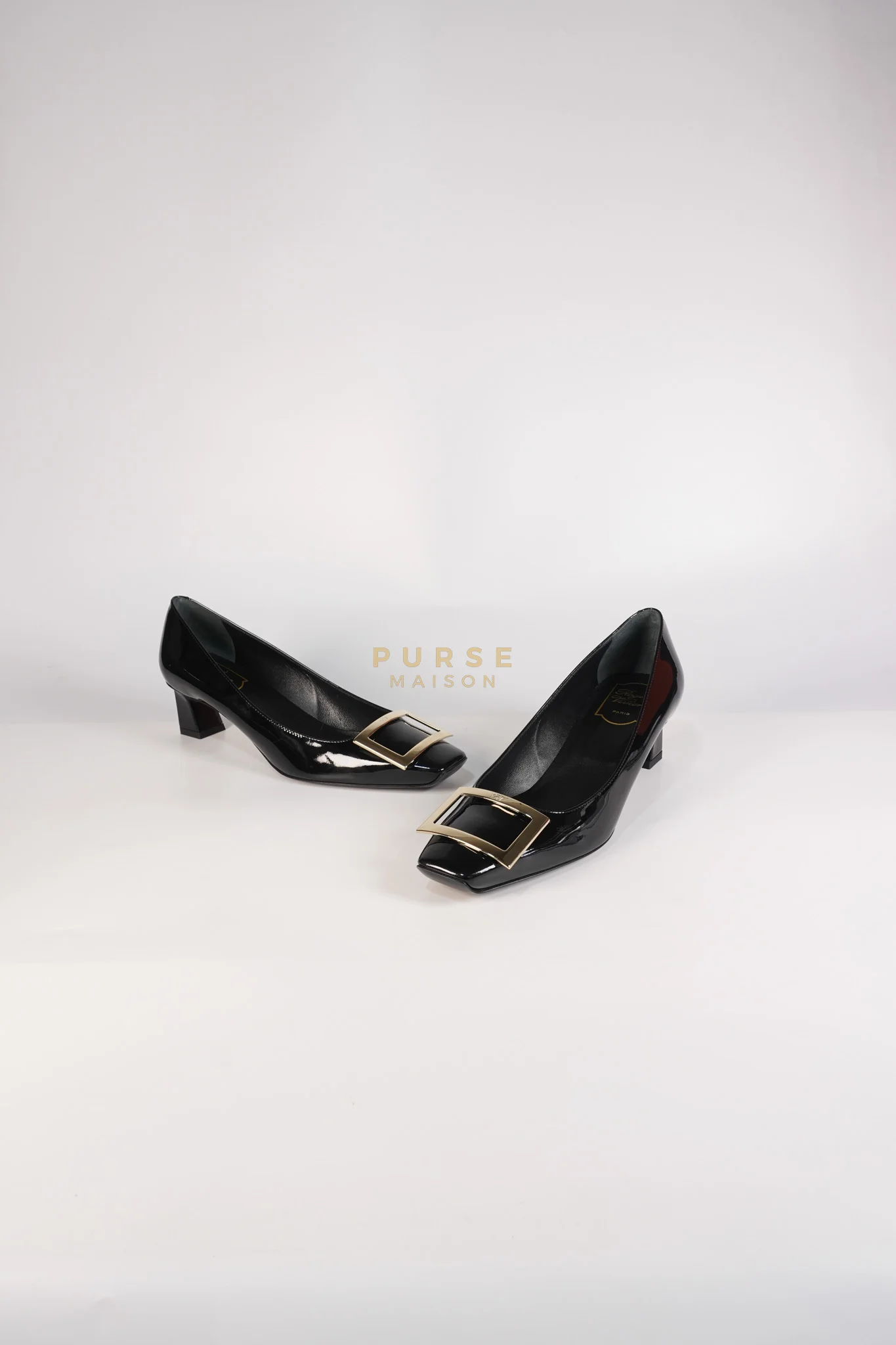 Roger Vivier Trompette Ballerinas in Black Shoes Patent Leather Size 39.5 EU (25.5cm) - Image 28