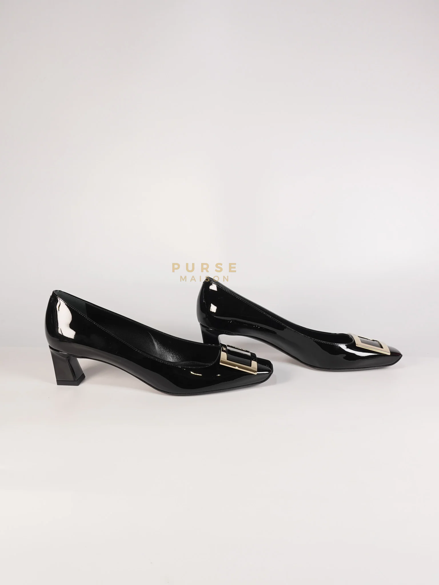 Roger Vivier Trompette Ballerinas in Black Shoes Patent Leather Size 39.5 EU (25.5cm) - Image 3