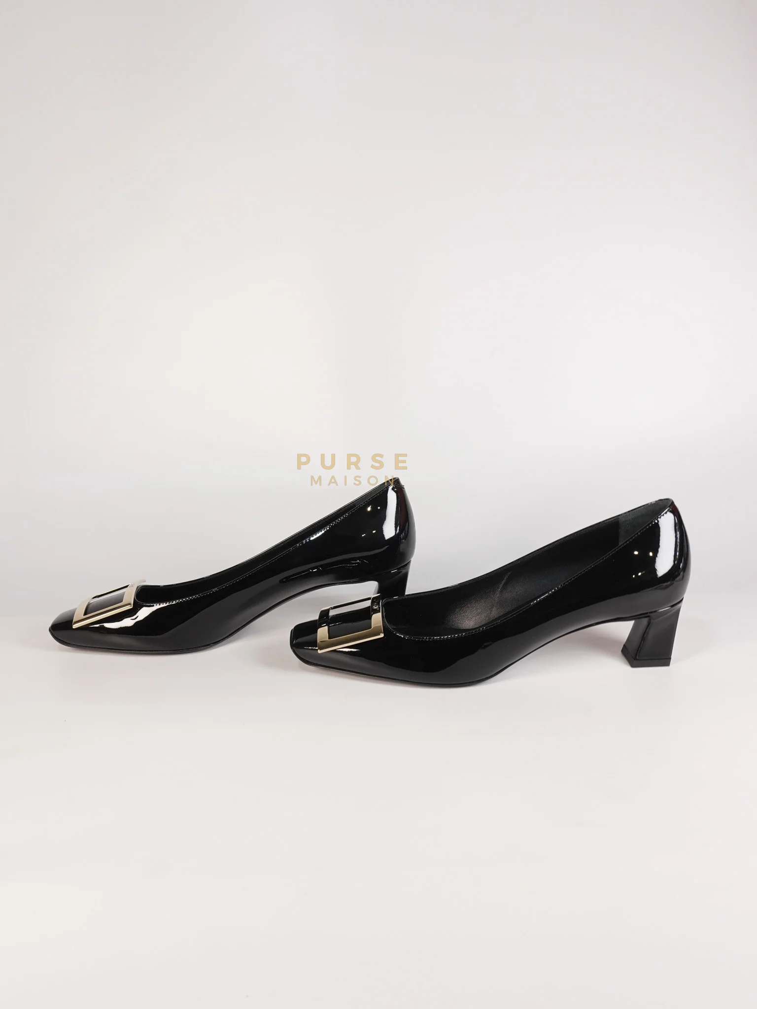 Roger Vivier Trompette Ballerinas in Black Shoes Patent Leather Size 39.5 EU (25.5cm) - Image 4