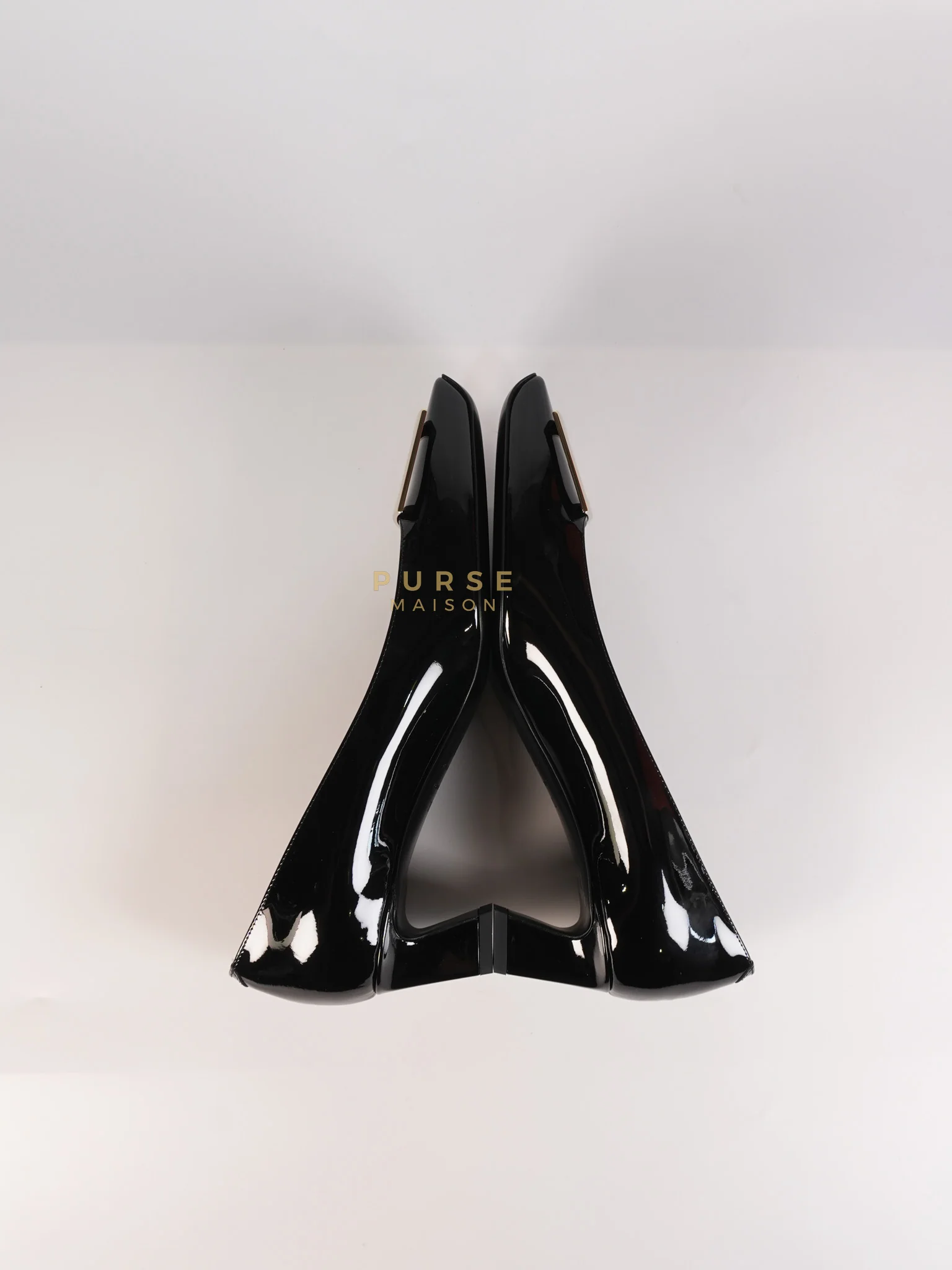 Roger Vivier Trompette Ballerinas in Black Shoes Patent Leather Size 39.5 EU (25.5cm) - Image 6