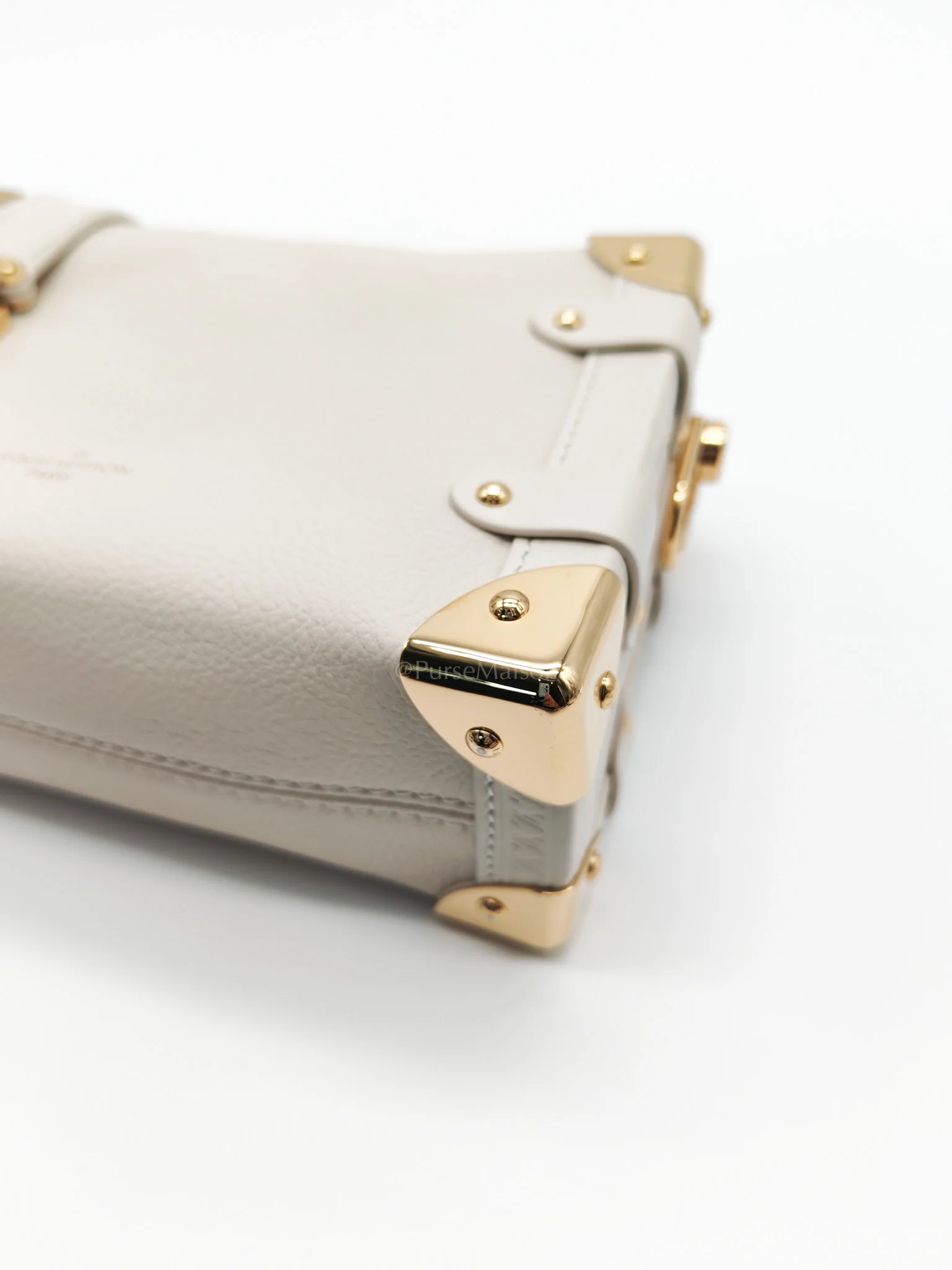 Louis Vuitton Side Trunk PM in Grained Soft Calfskin Leather Shoulder Bag (Microchip) - Image 8
