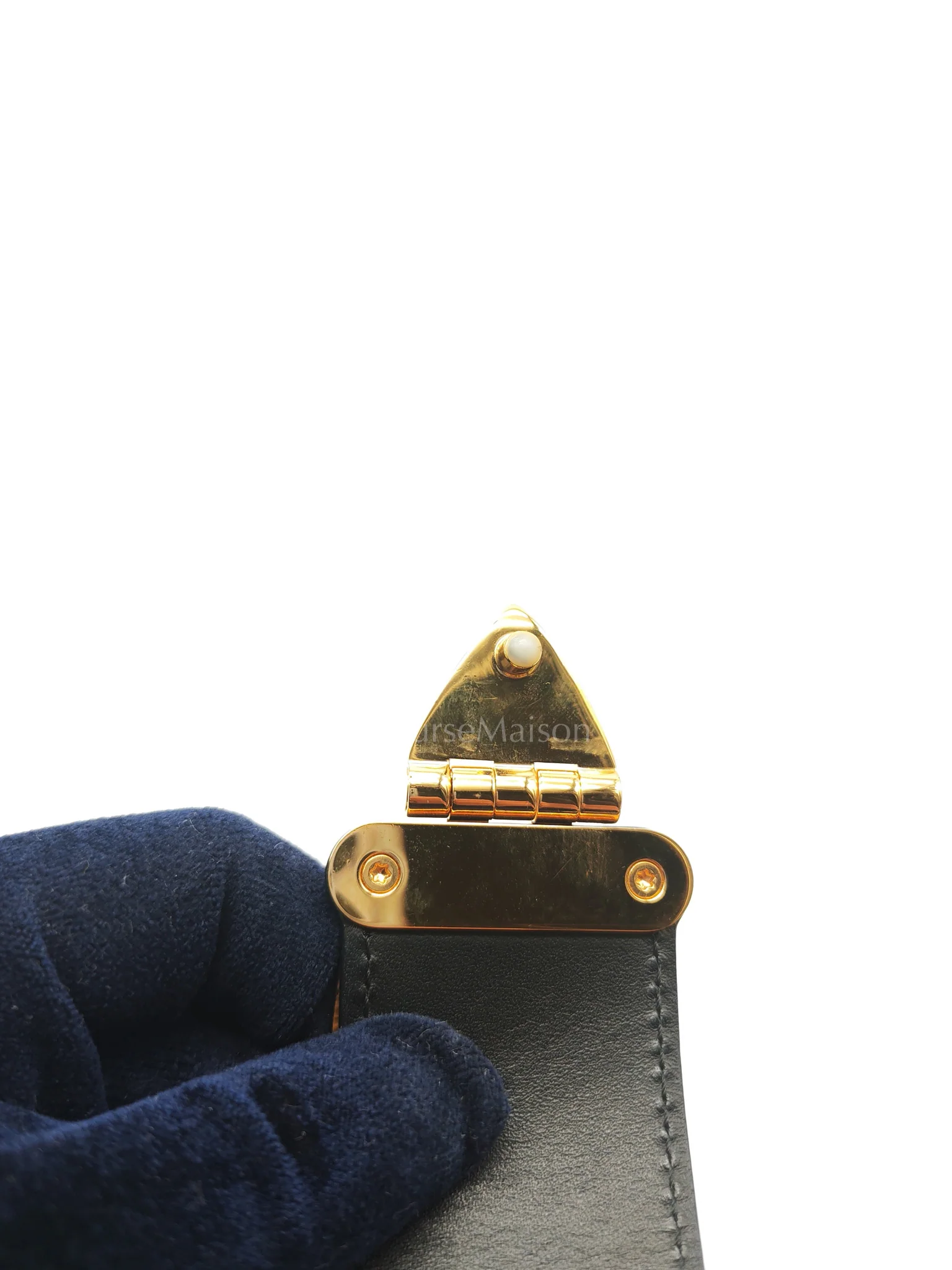 Louis Vuitton Trunk Clutch Bag in Monogram Reverse Canvas & Gold Hardware Microchip - Image 16
