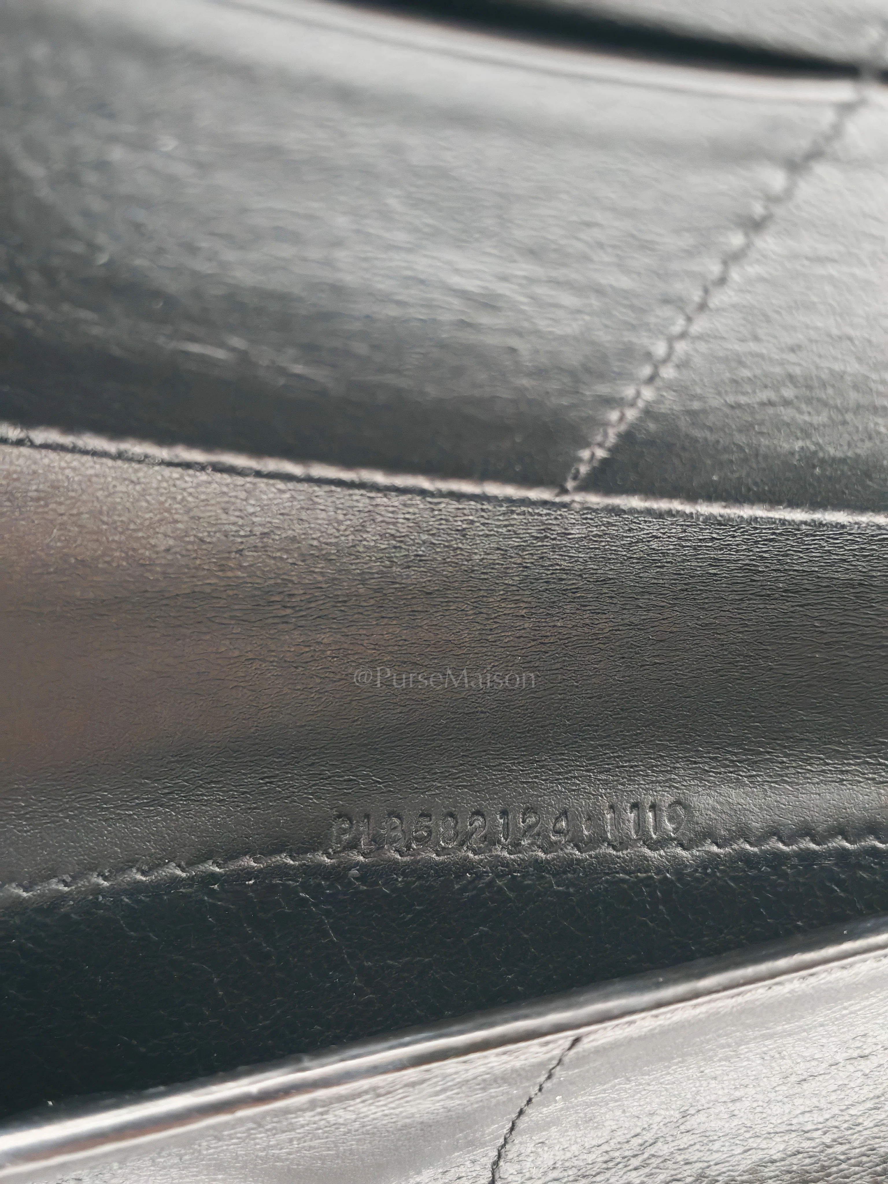 Yves Saint Laurent Uptown Clutch in Black Croc-embossed Calfskin Leather & Silver Hardware - Image 34