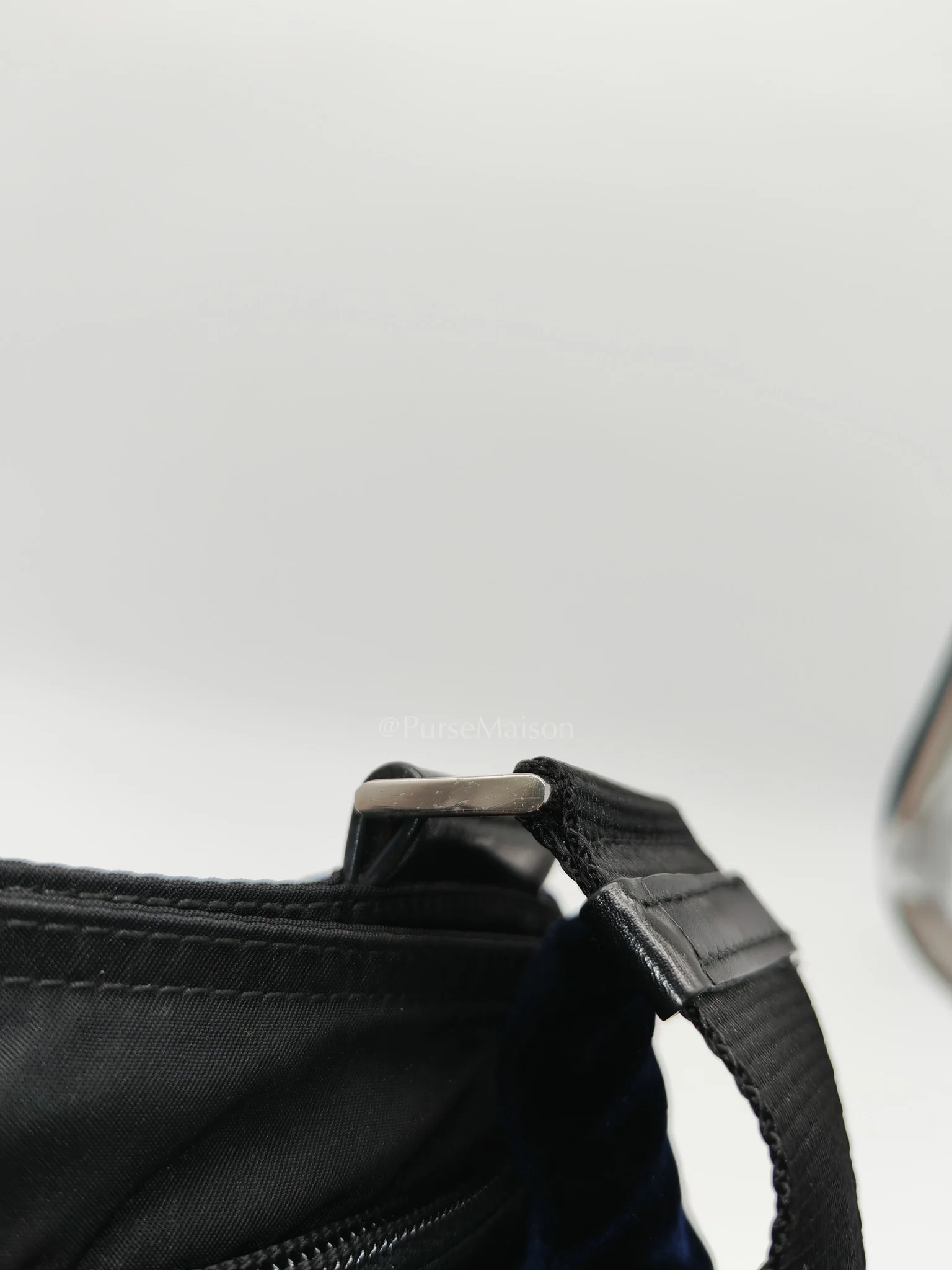 Prada Vela Flat Messenger Bag in Black Nylon Canvas - Image 19