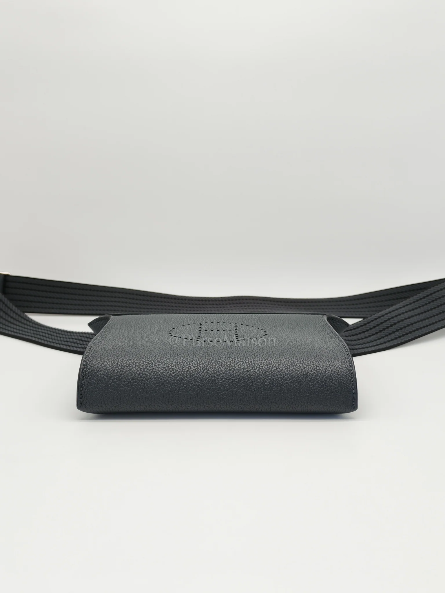 Hermes Videpoches in Gris Misty Togo Leather Sangle Cordage and Palladium Hardware Stamp K (2025) - Image 6