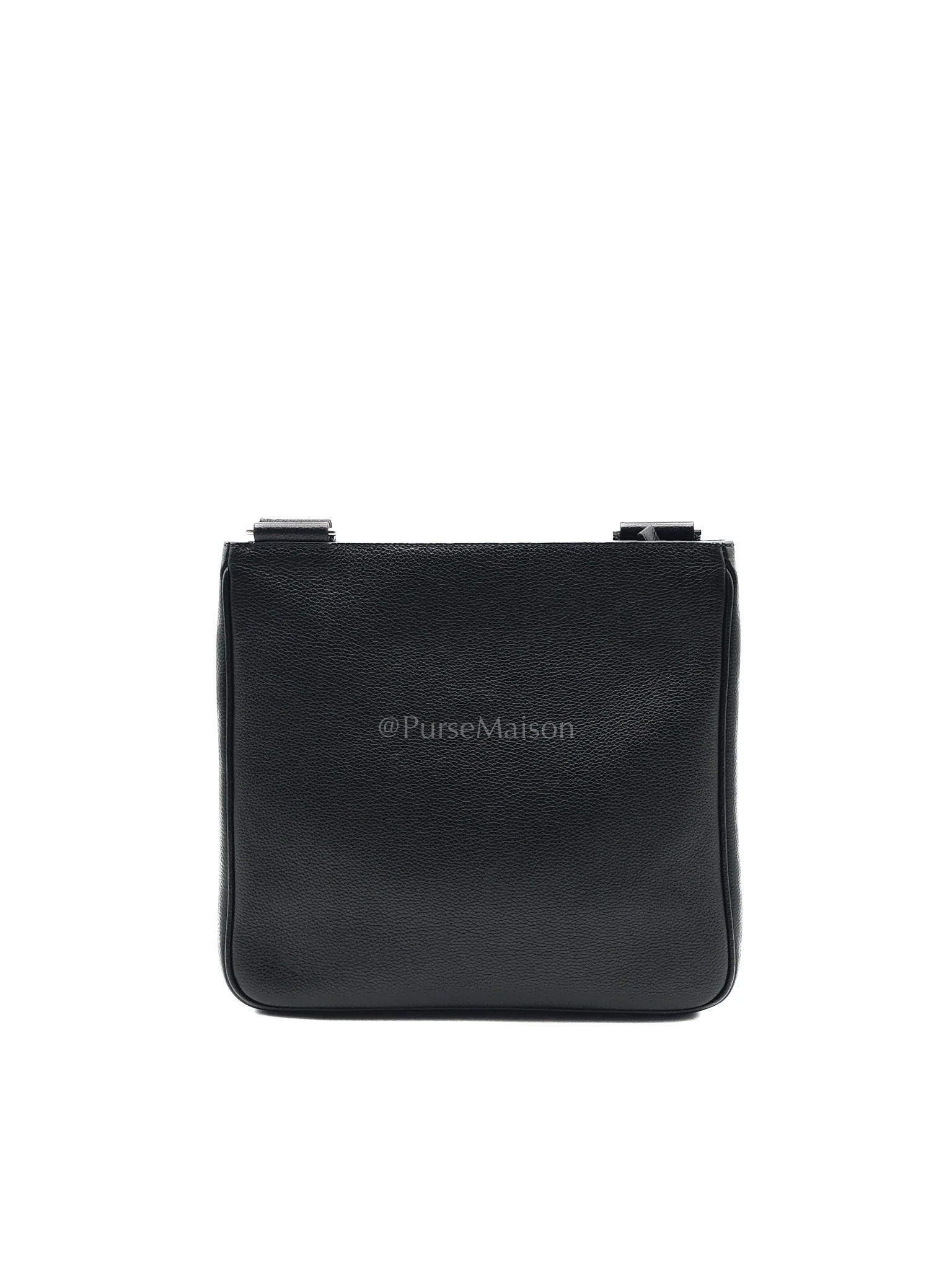 Prada Vitello City Shoulder Bag in Calfskin Leather & Silver Hardware - Image 4