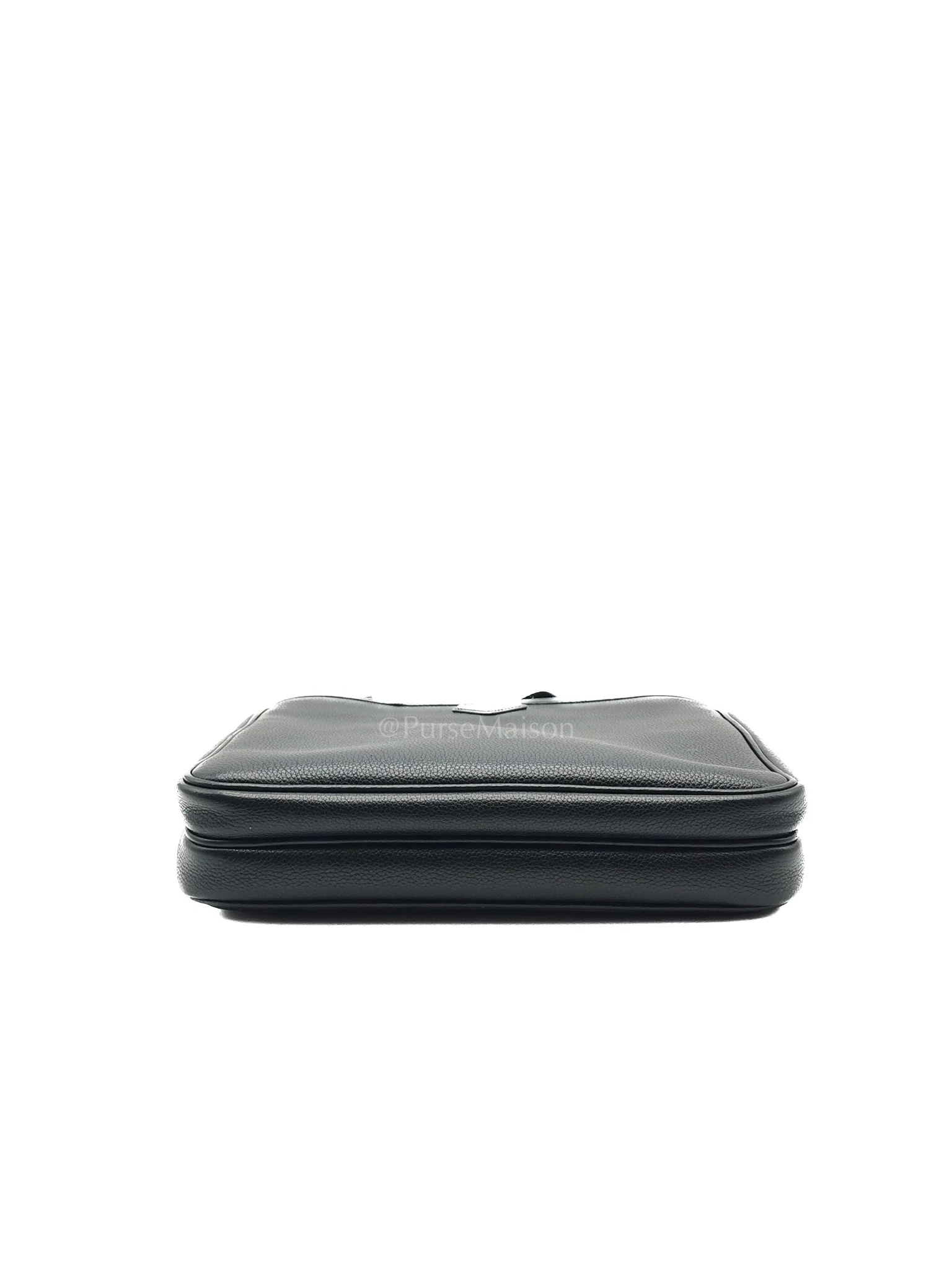 Prada Vitello City Shoulder Bag in Calfskin Leather & Silver Hardware - Image 7