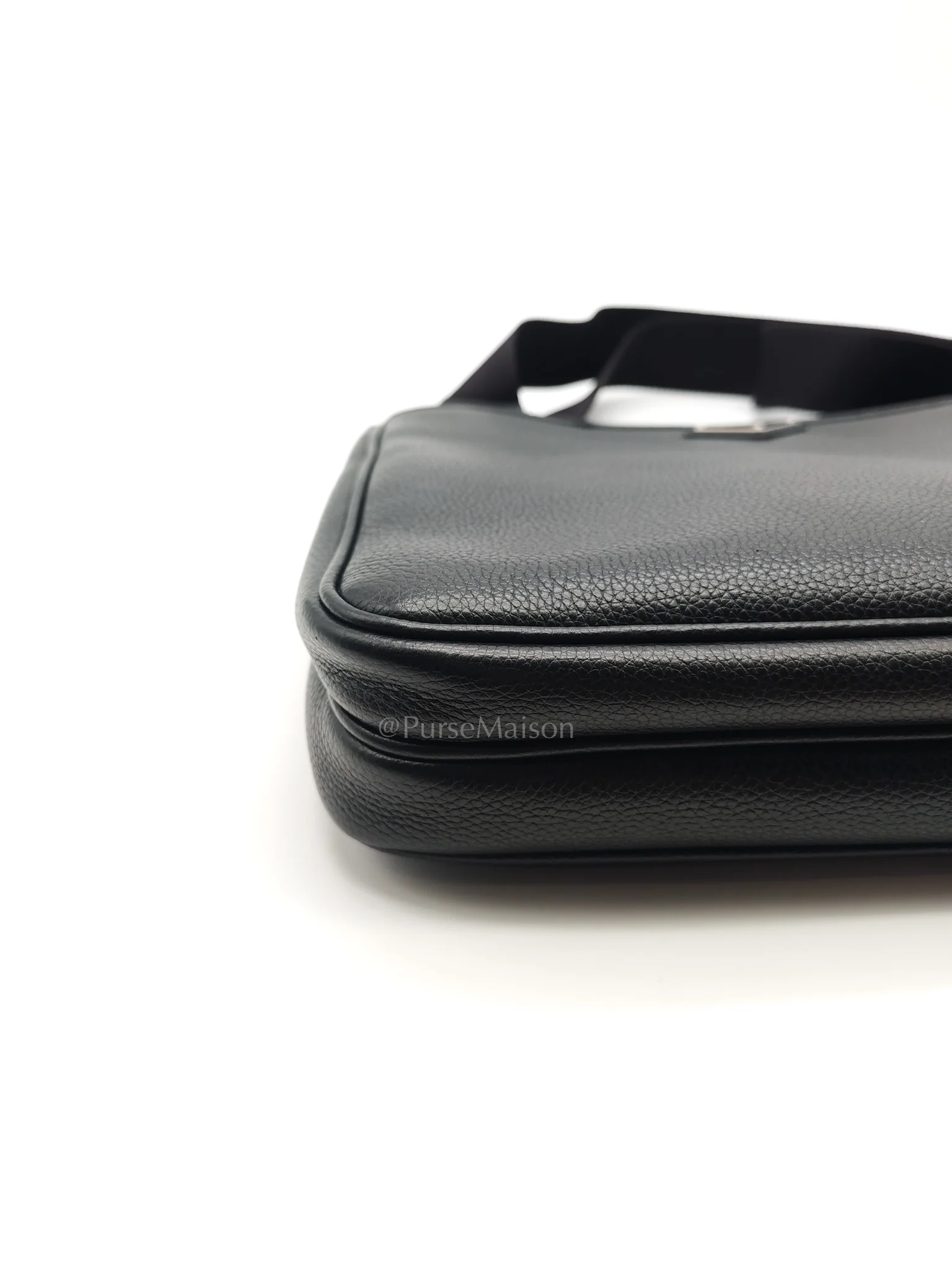 Prada Vitello City Shoulder Bag in Calfskin Leather & Silver Hardware - Image 9