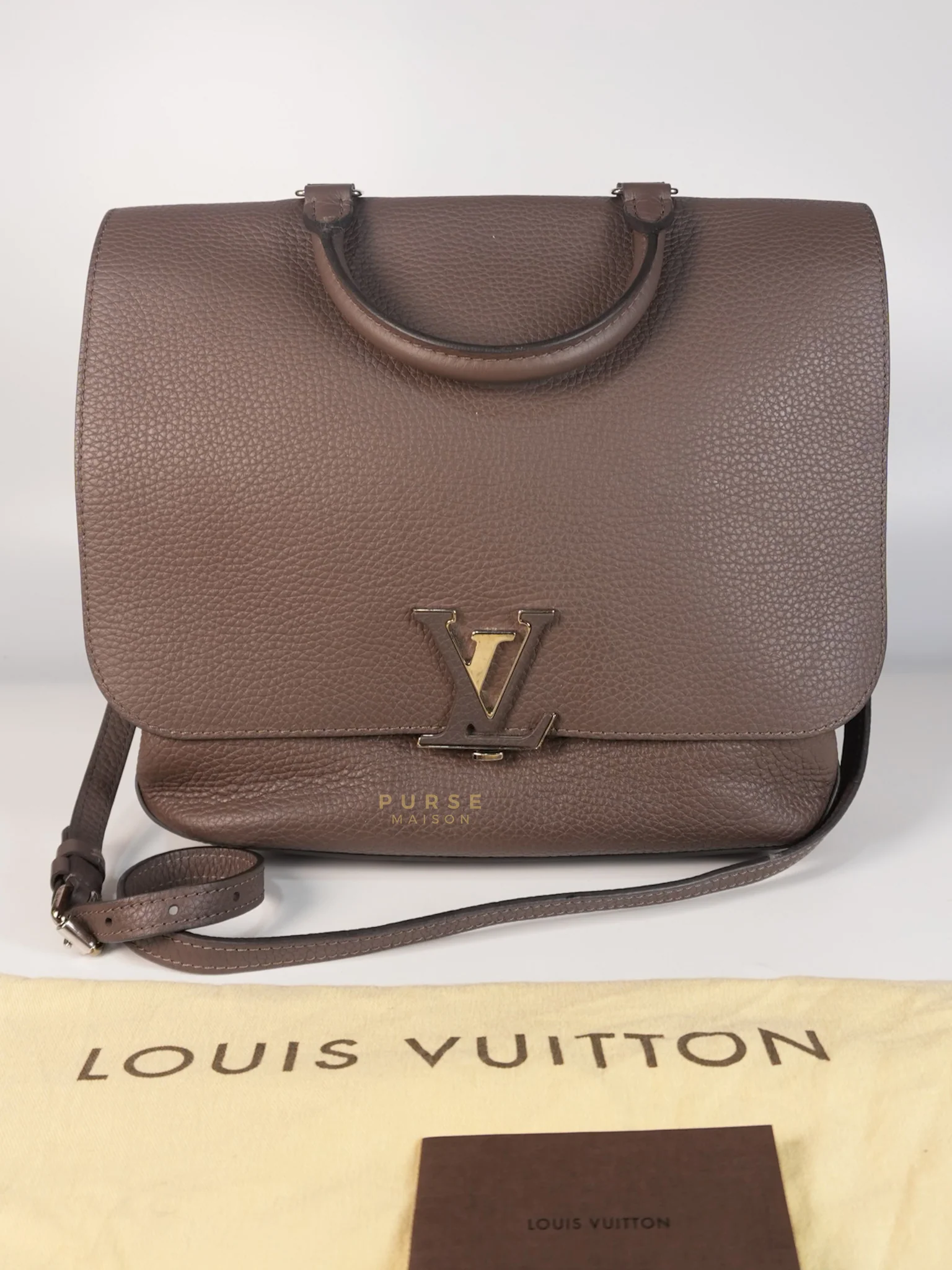 Louis Vuitton Volta Bag Taurillon Leather in Silver Hardware (Date Code: MI5115) - Image 50