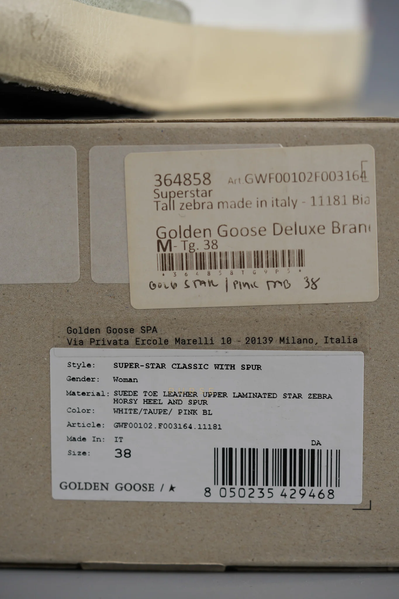 Golden Goose Superstar Suede Toe Leather Quarter Heel Skate Size 41 EU (25.5 cm) - Image 12