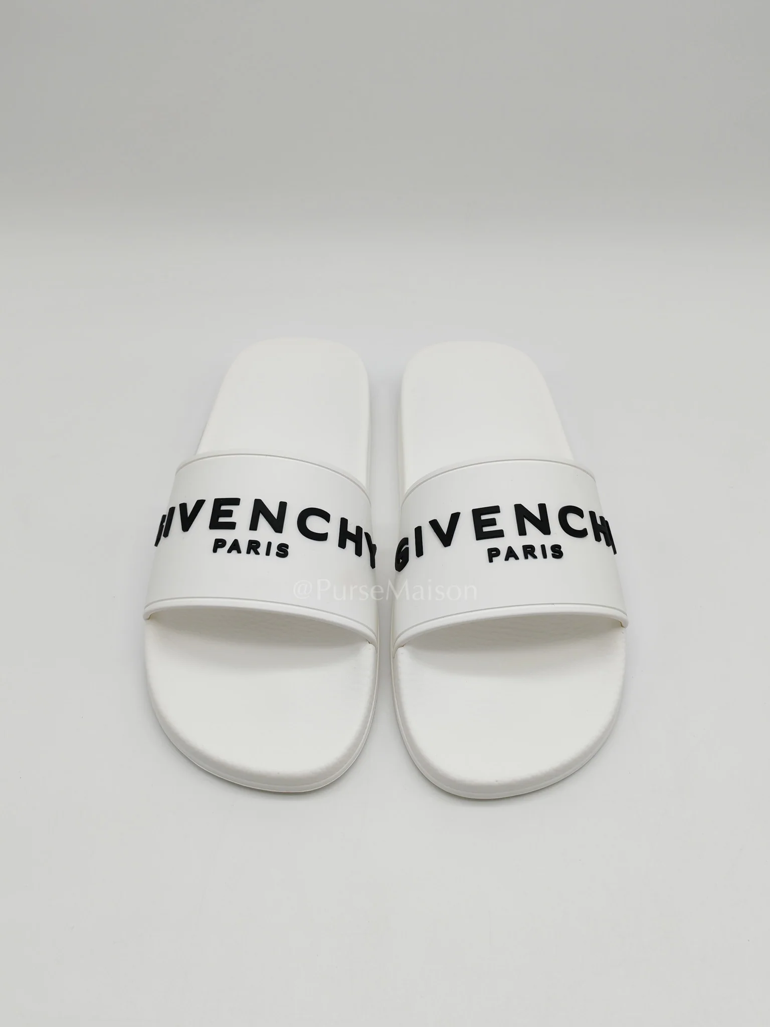 Givenchy White Rubber Pool Slides 39 EU (25.5 cm) - Image 3
