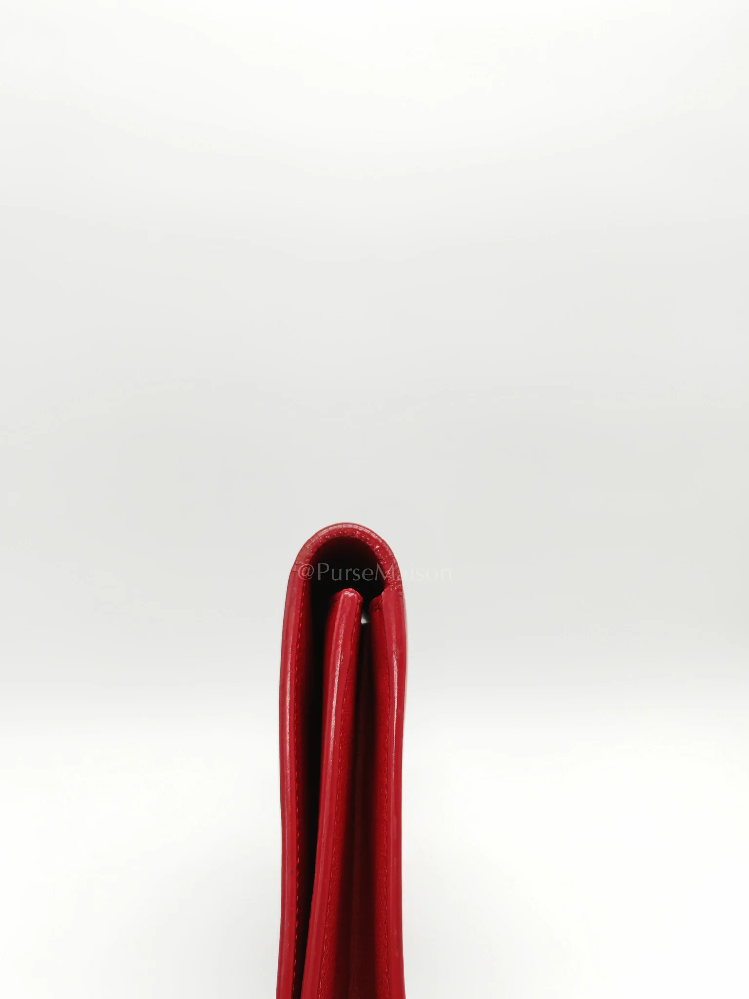 Yves Saint Laurent Kate Clutch in Red Grained Calfskin Leather - Image 8