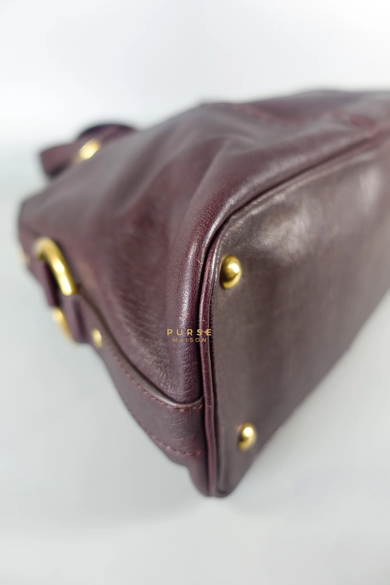 Yves Saint Laurent Muse in Purple Shoulder Bag - Image 21