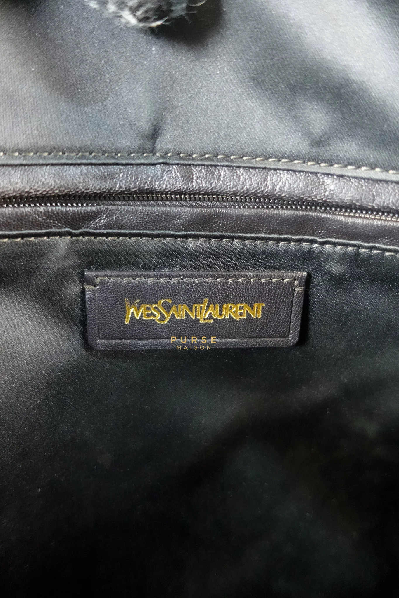Yves Saint Laurent Muse in Purple Shoulder Bag - Image 27