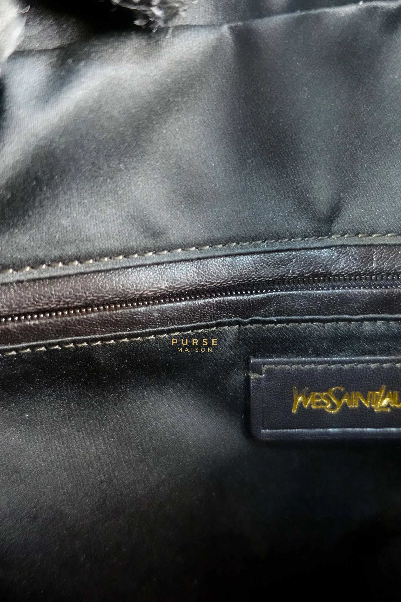 Yves Saint Laurent Muse in Purple Shoulder Bag - Image 29