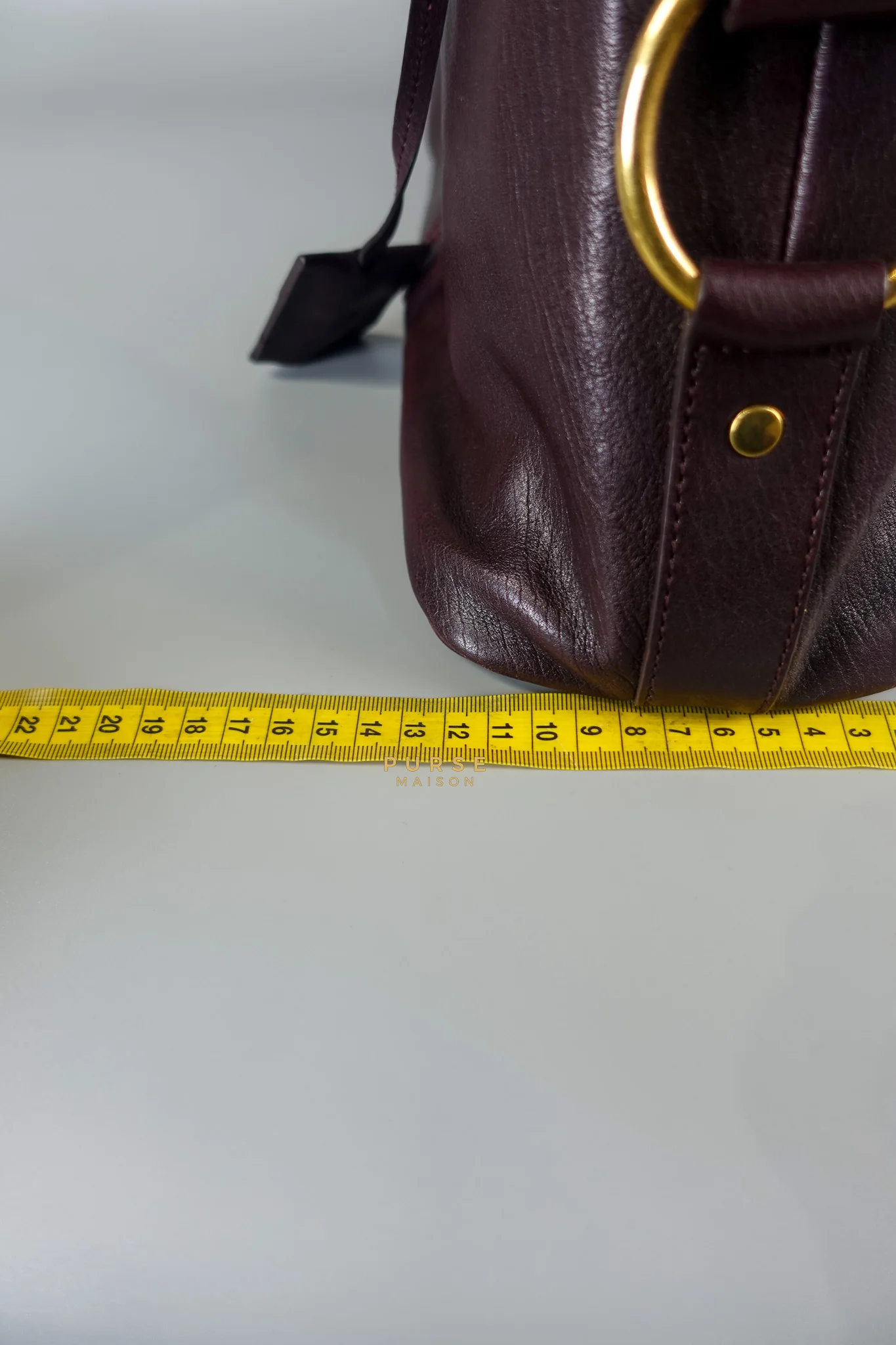 Yves Saint Laurent Muse in Purple Shoulder Bag - Image 34