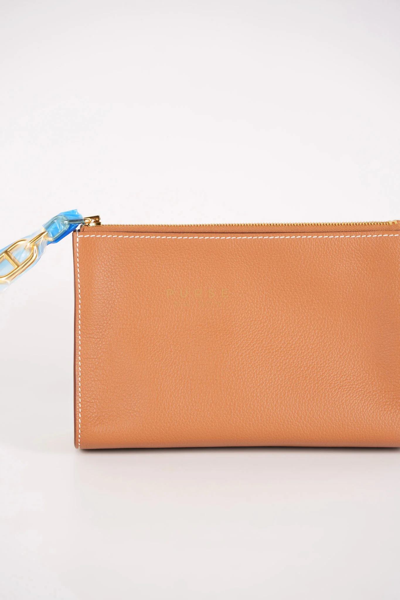 Hermes Zipengo Gold PM in Evercolor Leather and Gold Hardware Stamp K (2025) - Image 8
