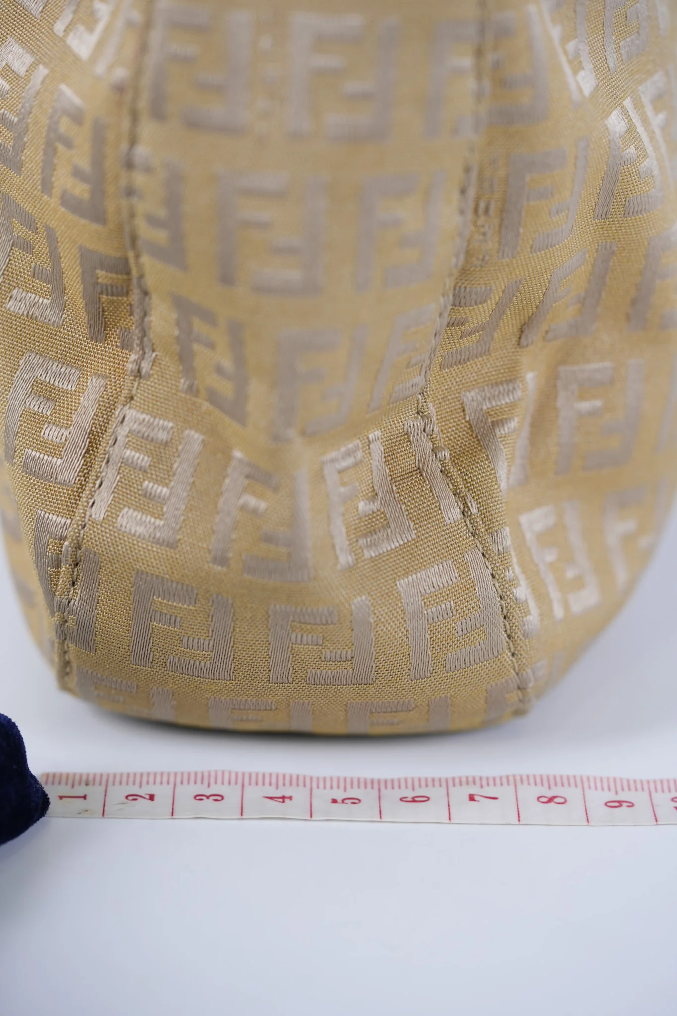 Fendi Zucchini Mamma Baguette Cloth Bag in Beige - Image 46
